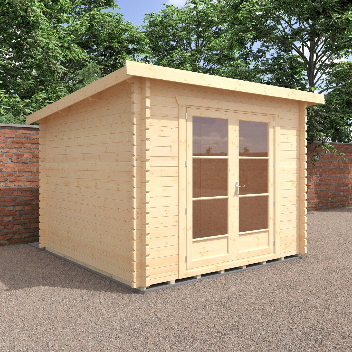 The Kingsley 28mm/44mm - Log Cabins - Plymouth Sheds