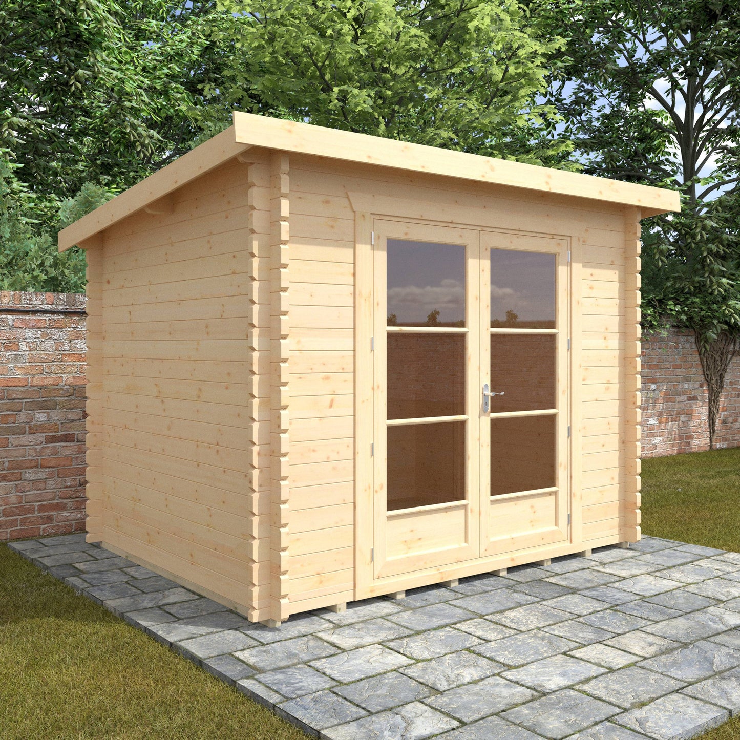 The Kingsley 28mm/44mm - Log Cabins - Plymouth Sheds