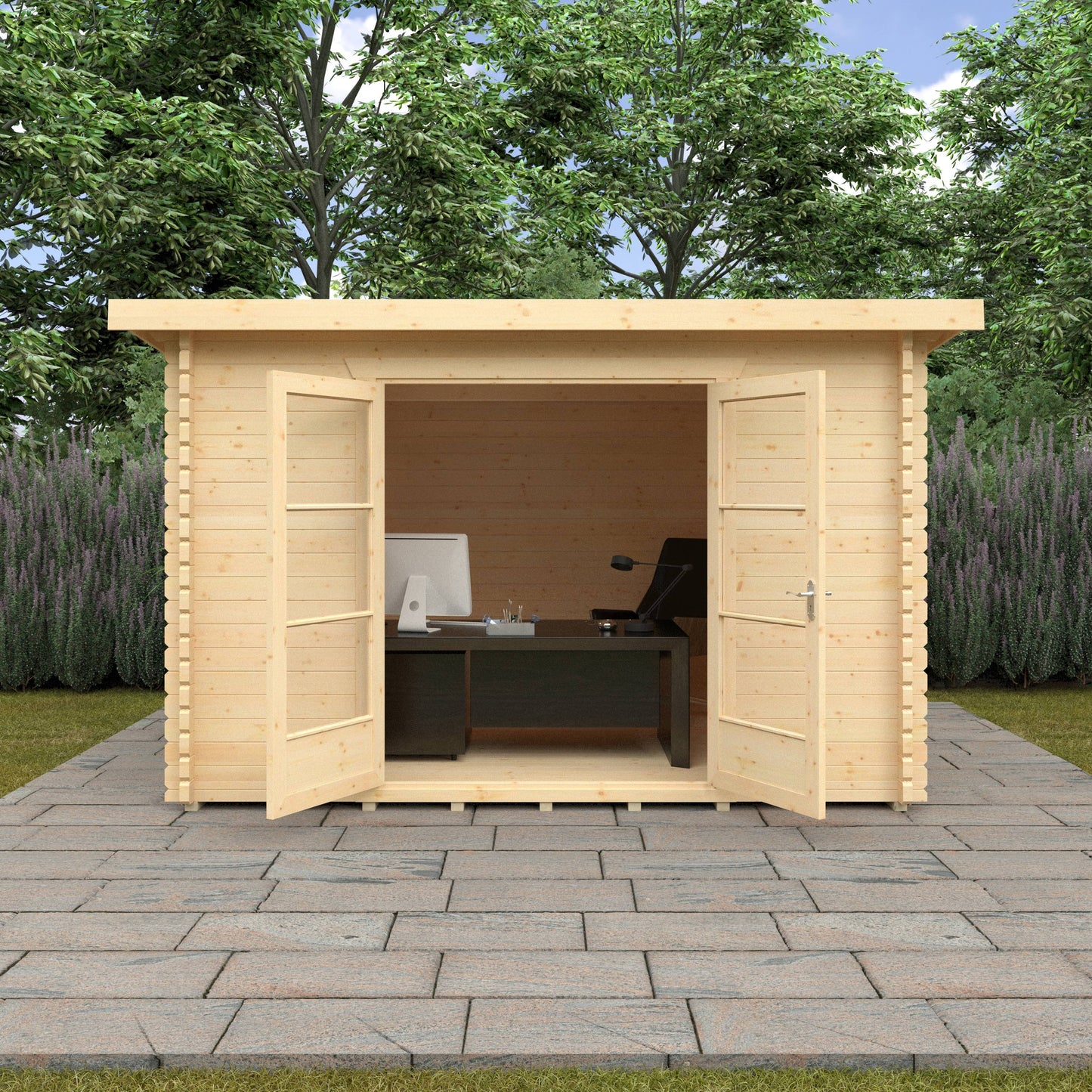 The Kingsley 28mm/44mm - Log Cabins - Plymouth Sheds