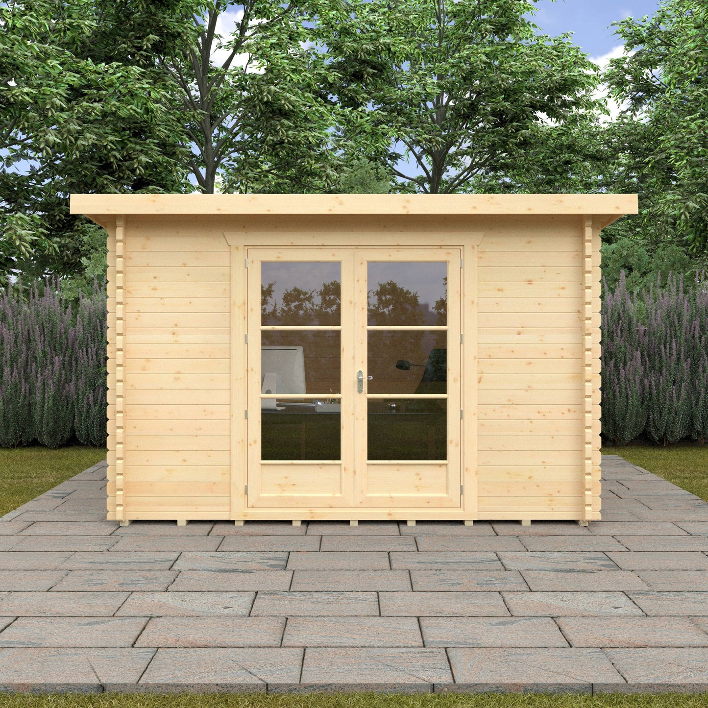 The Kingsley 28mm/44mm - Log Cabins - Plymouth Sheds