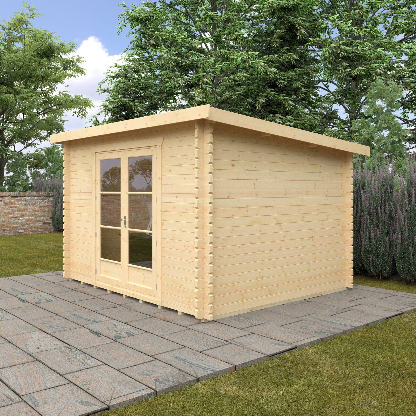 The Kingsley 28mm/44mm - Log Cabins - Plymouth Sheds