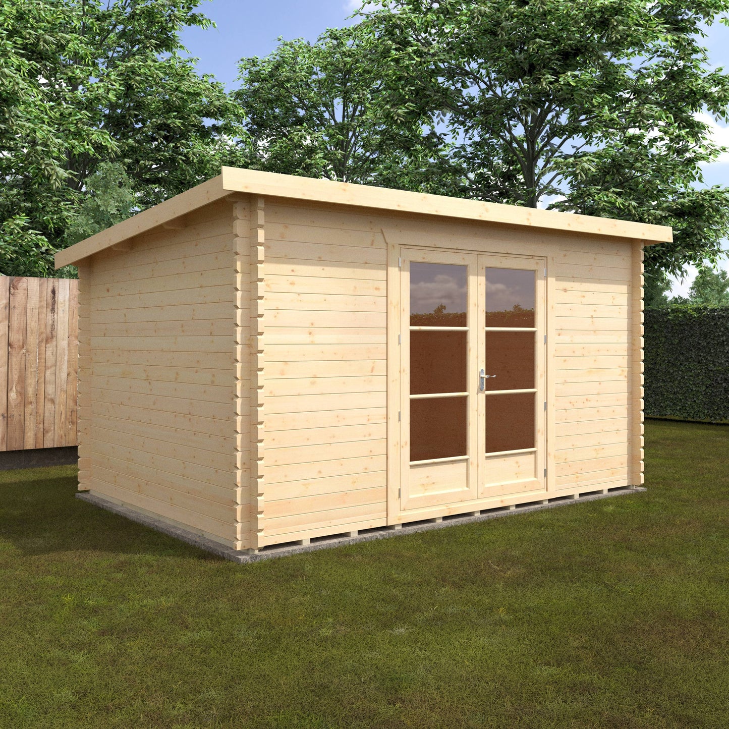 The Kingsley 28mm/44mm - Log Cabins - Plymouth Sheds
