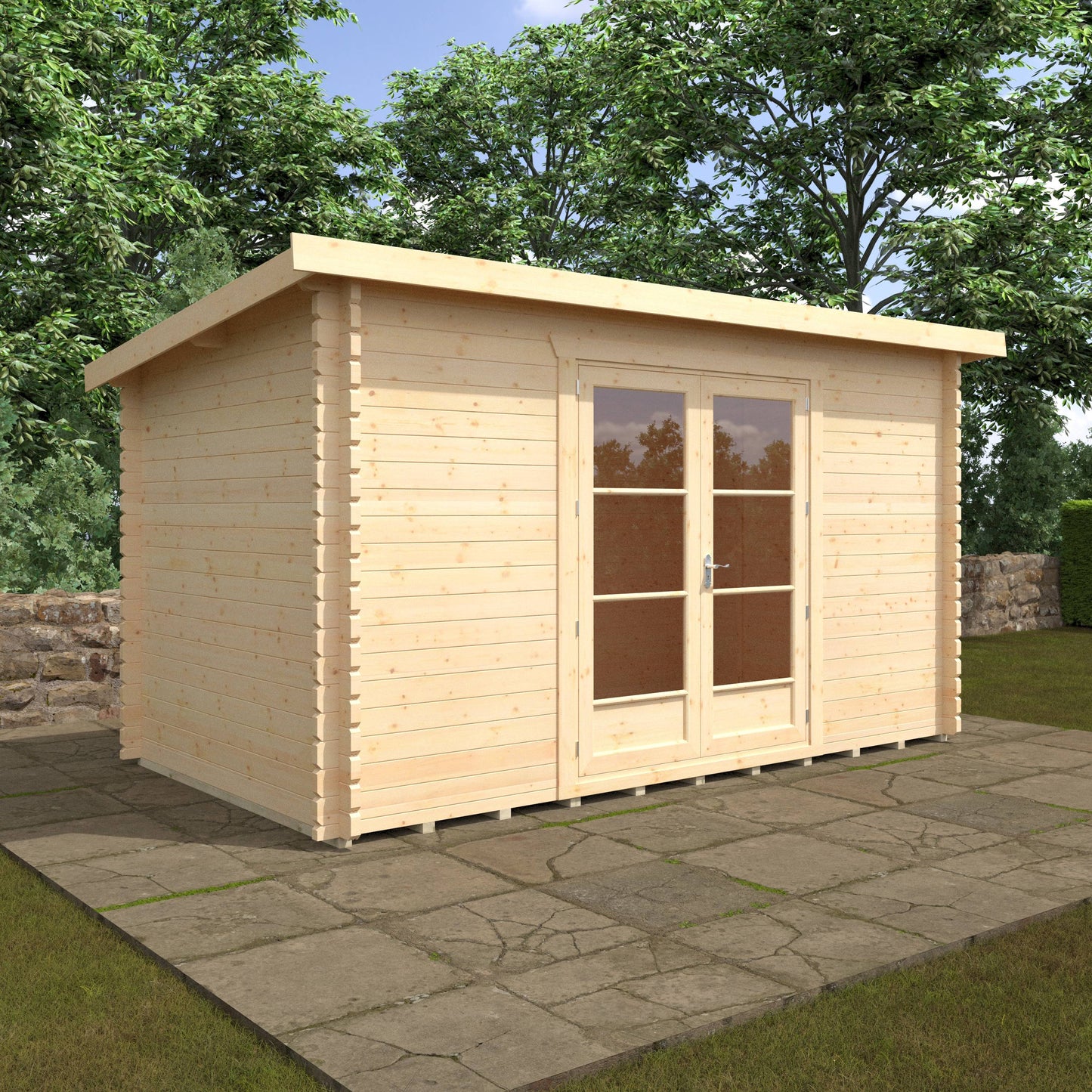The Kingsley 28mm/44mm - Log Cabins - Plymouth Sheds