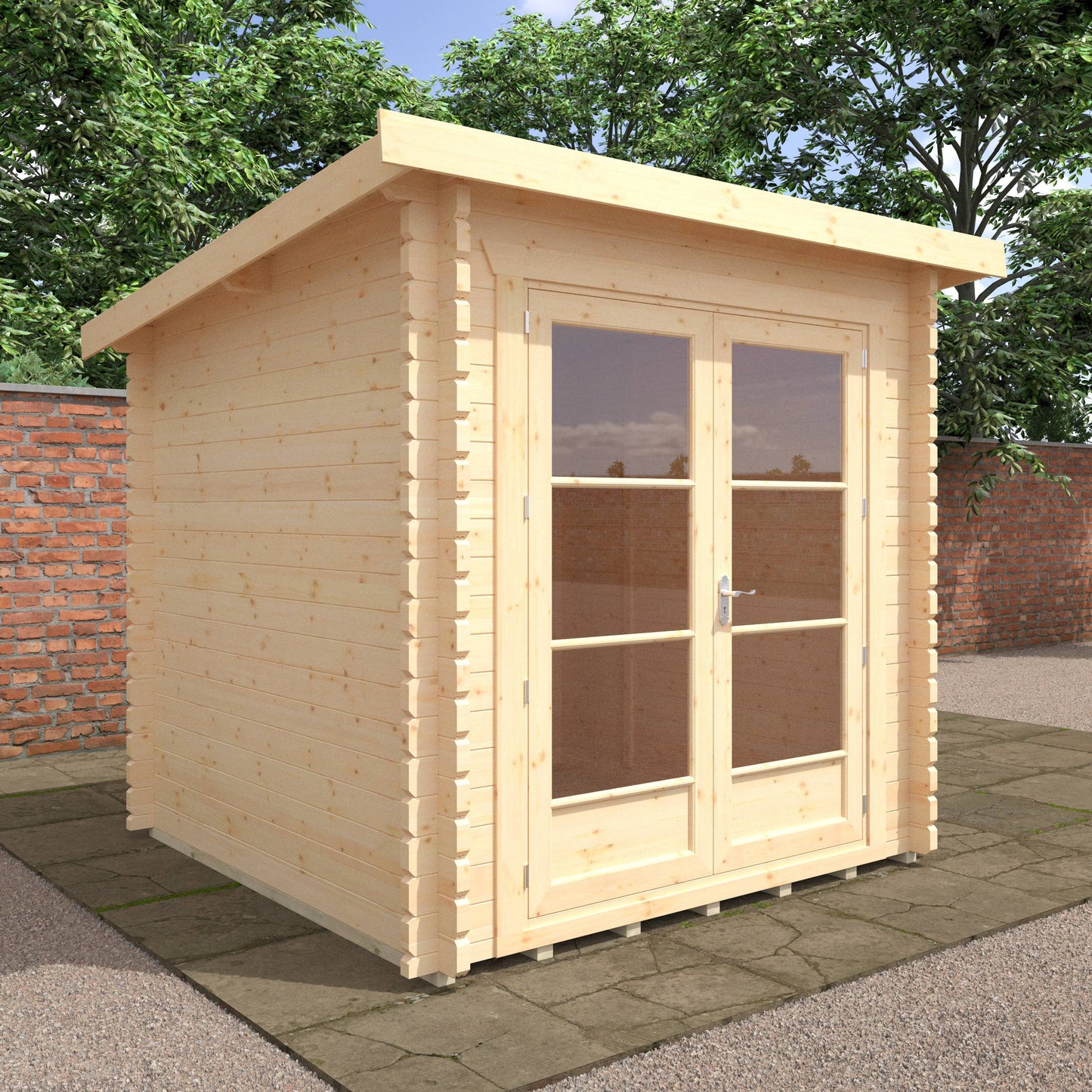 The Kingsley 28mm/44mm - Log Cabins - Plymouth Sheds