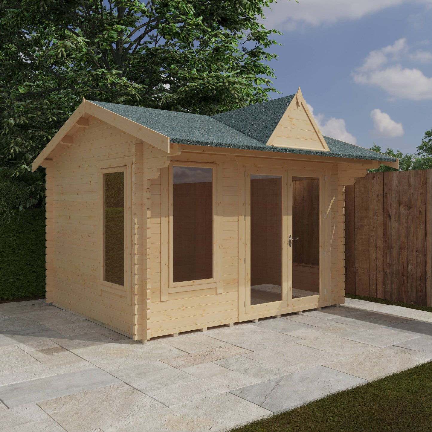 The Leyton 44mm - Log Cabins - Plymouth Sheds