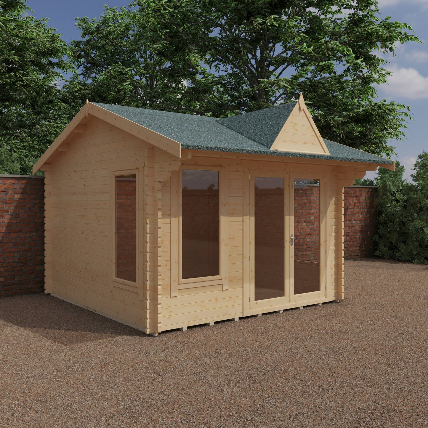 The Leyton 44mm - Log Cabins - Plymouth Sheds