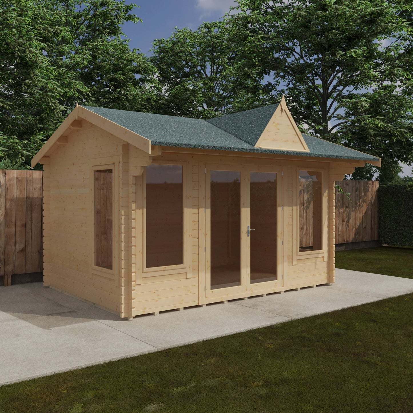 The Leyton 44mm - Log Cabins - Plymouth Sheds