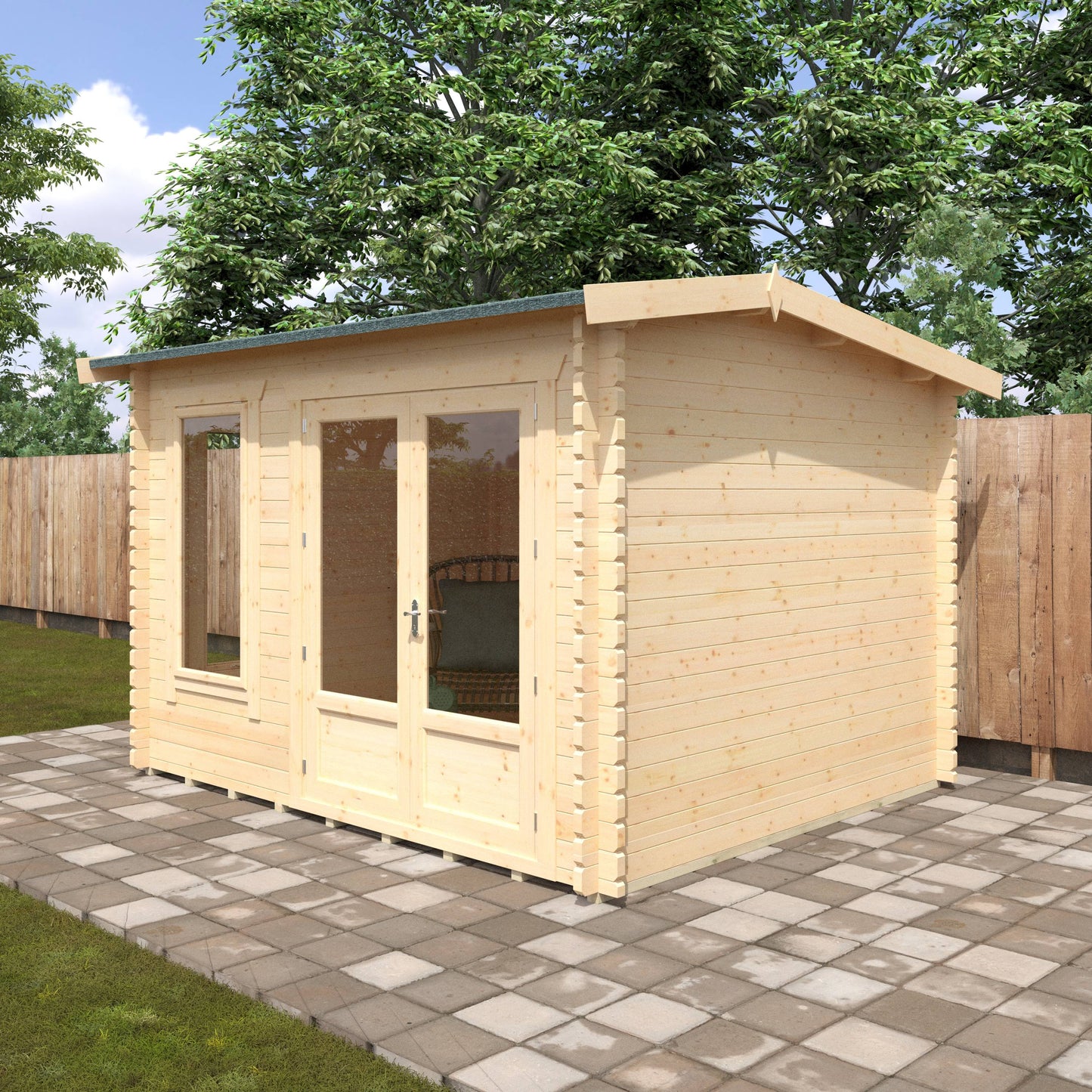 The Longleat 28mm/44mm - Log Cabins - Plymouth Sheds
