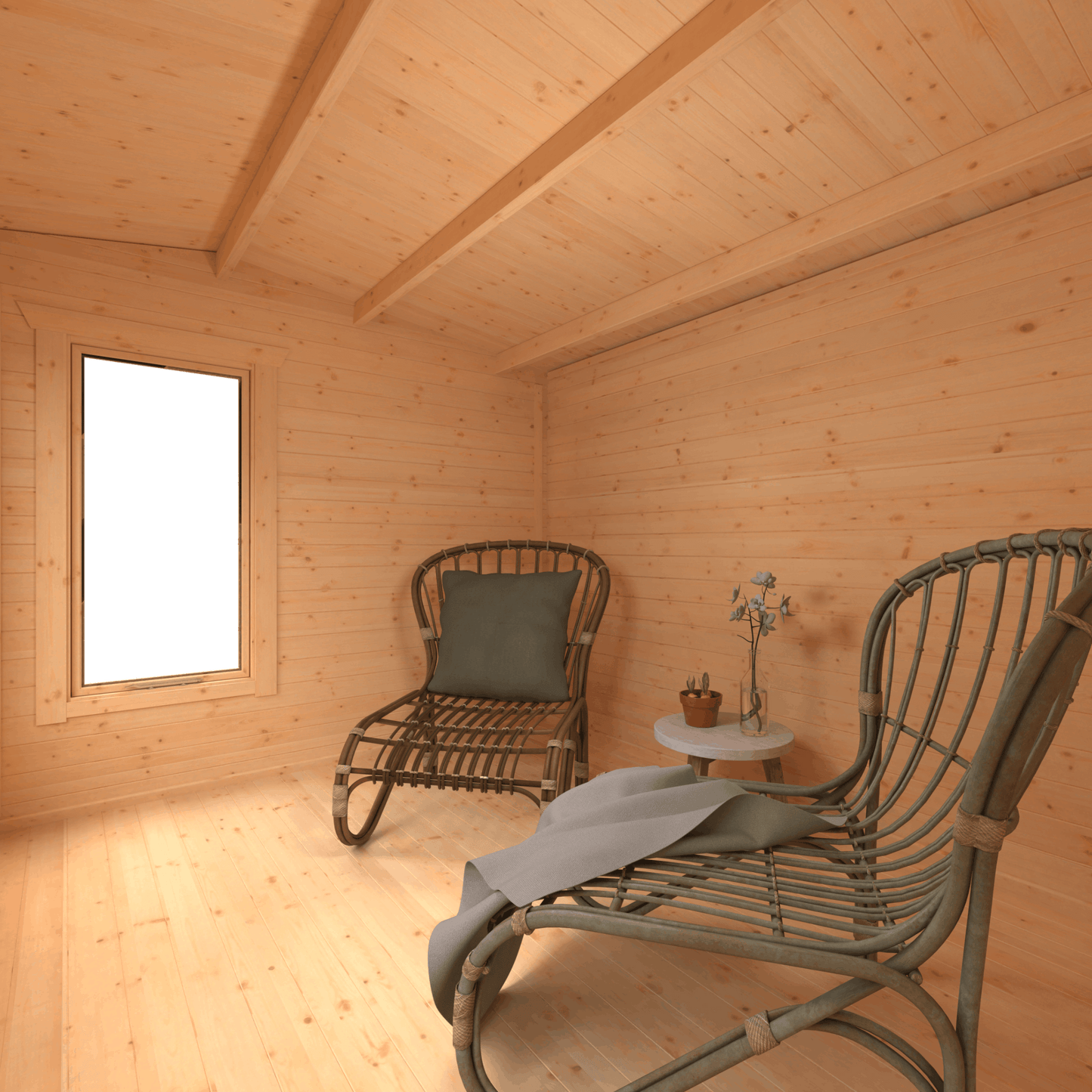 The Longleat 28mm/44mm - Log Cabins - Plymouth Sheds