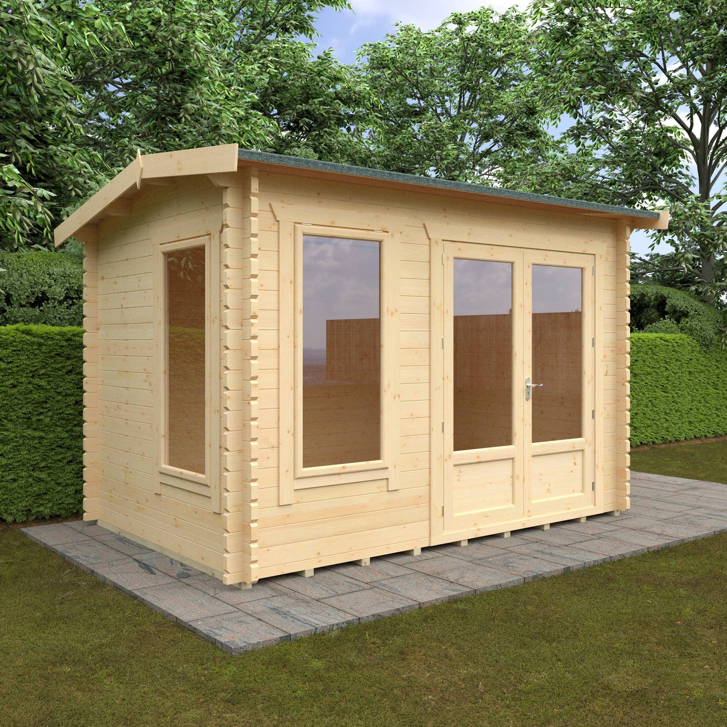 The Longleat 28mm/44mm - Log Cabins - Plymouth Sheds