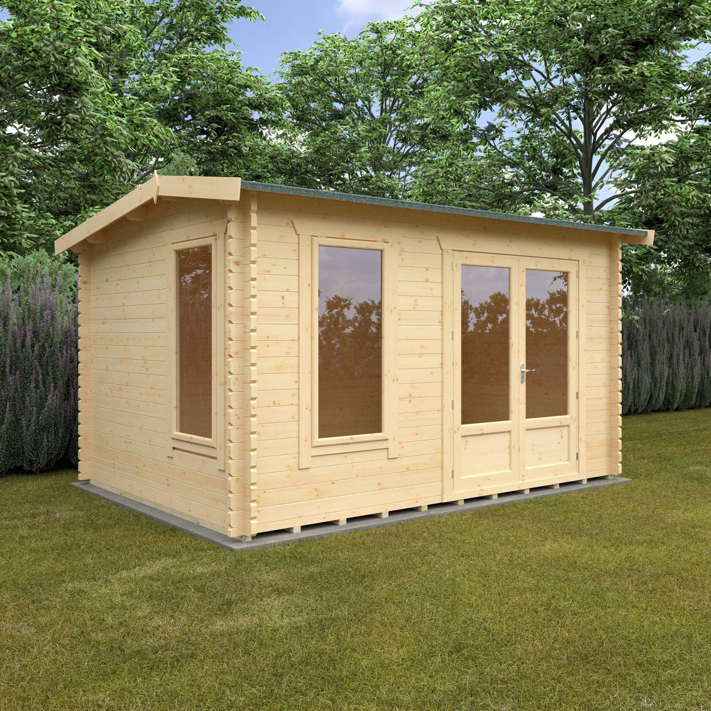 The Longleat 28mm/44mm - Log Cabins - Plymouth Sheds