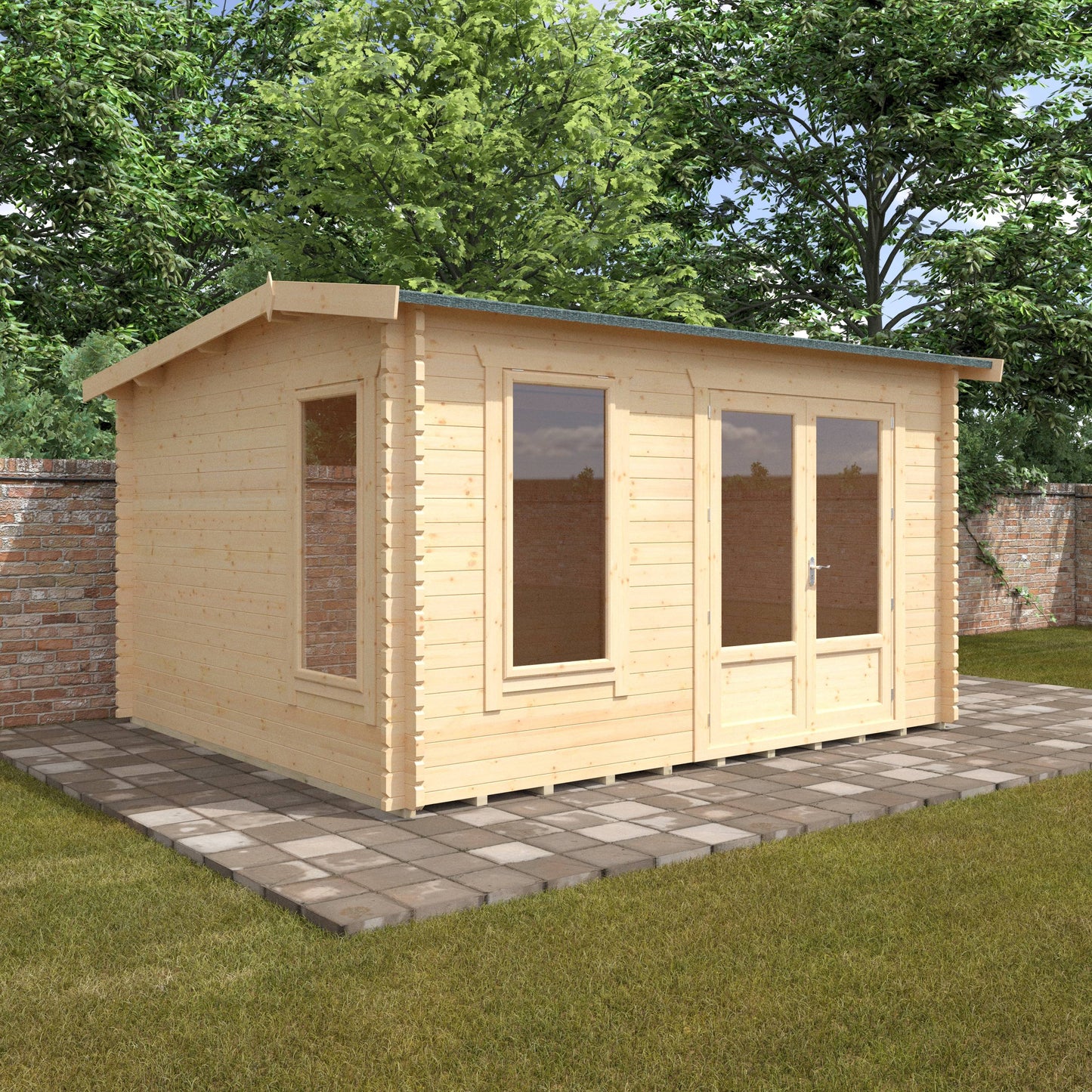 The Longleat 28mm/44mm - Log Cabins - Plymouth Sheds