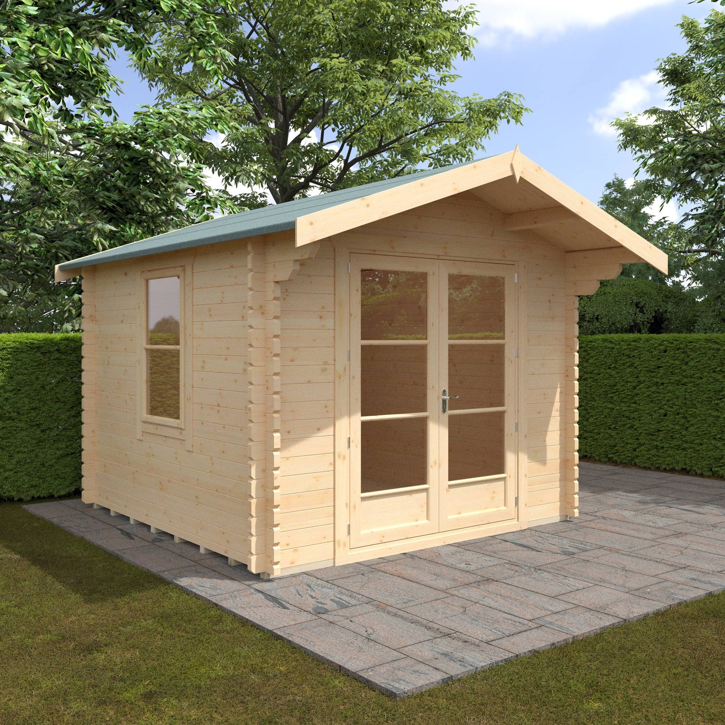 The Lotherton 28mm/44mm - Log Cabins - Plymouth Sheds