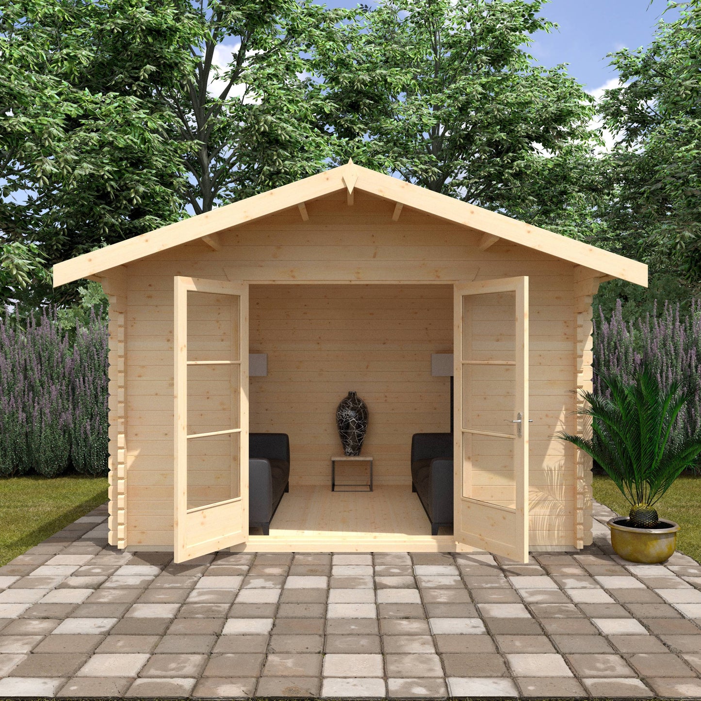 The Lotherton 28mm/44mm - Log Cabins - Plymouth Sheds