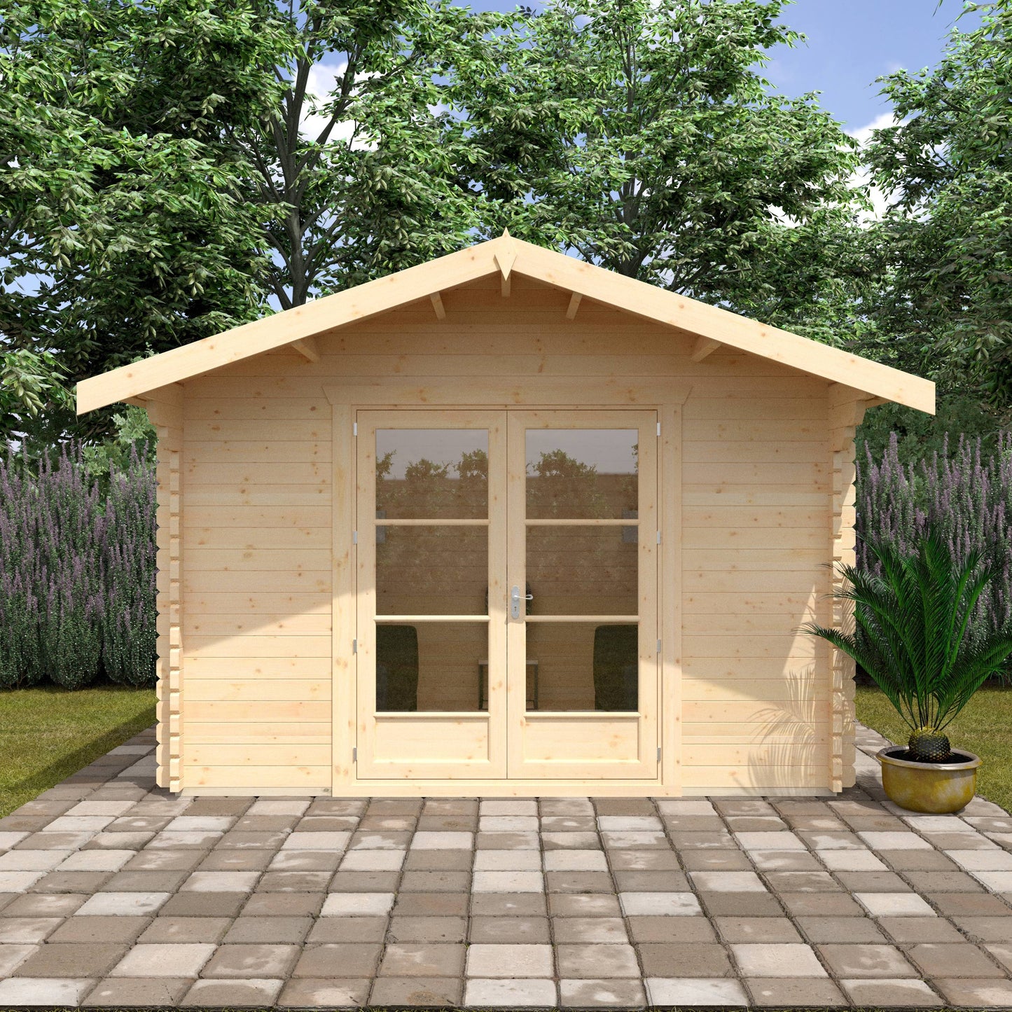 The Lotherton 28mm/44mm - Log Cabins - Plymouth Sheds