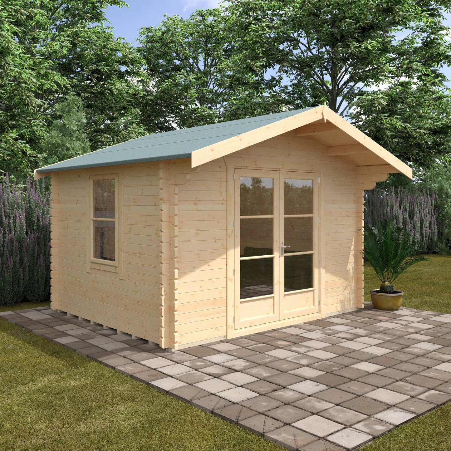 The Lotherton 28mm/44mm - Log Cabins - Plymouth Sheds
