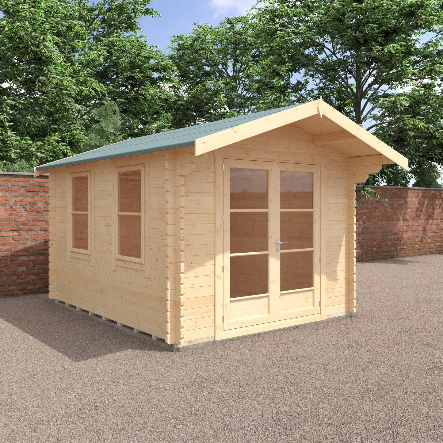 The Lotherton 28mm/44mm - Log Cabins - Plymouth Sheds