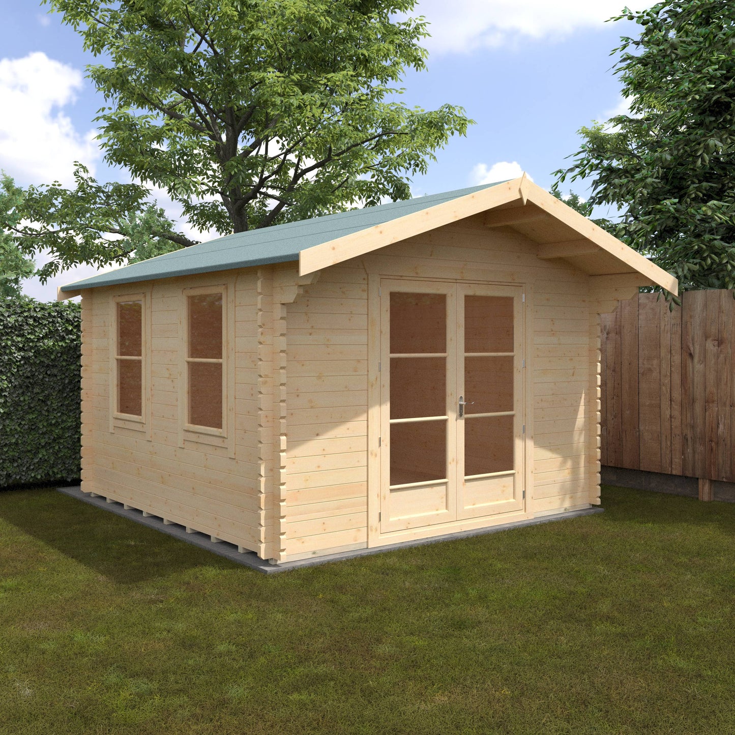 The Lotherton 28mm/44mm - Log Cabins - Plymouth Sheds