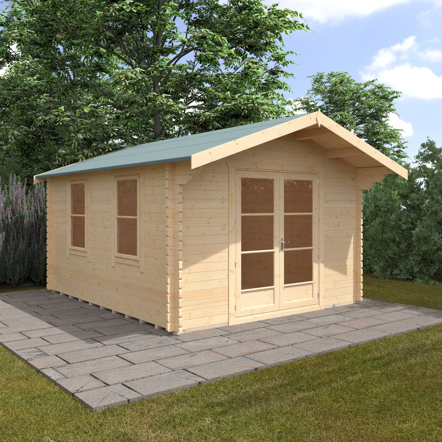 The Lotherton 28mm/44mm - Log Cabins - Plymouth Sheds