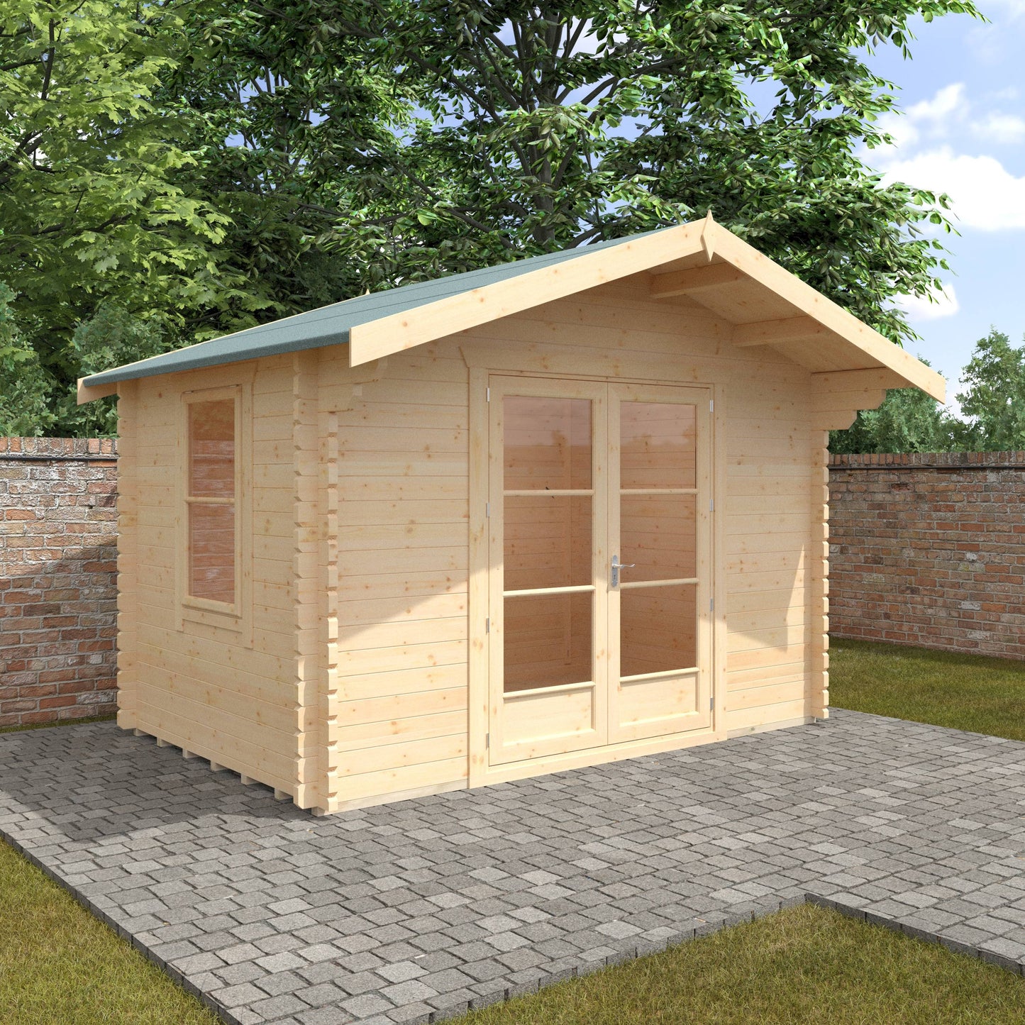 The Lotherton 28mm/44mm - Log Cabins - Plymouth Sheds