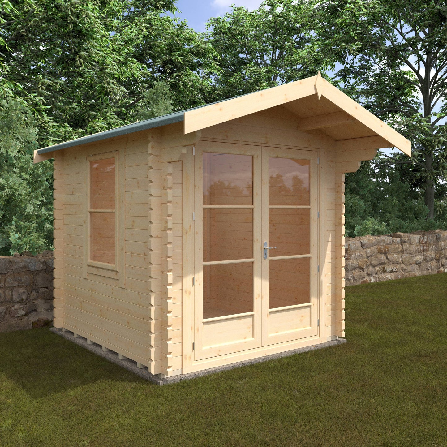 The Lotherton 28mm/44mm - Log Cabins - Plymouth Sheds