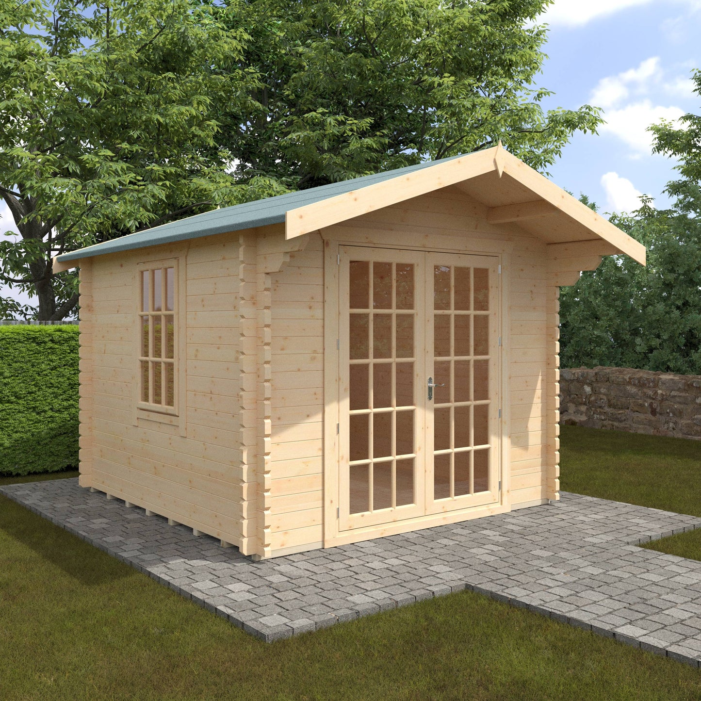 The Lotherton 28mm/44mm - Log Cabins - Plymouth Sheds