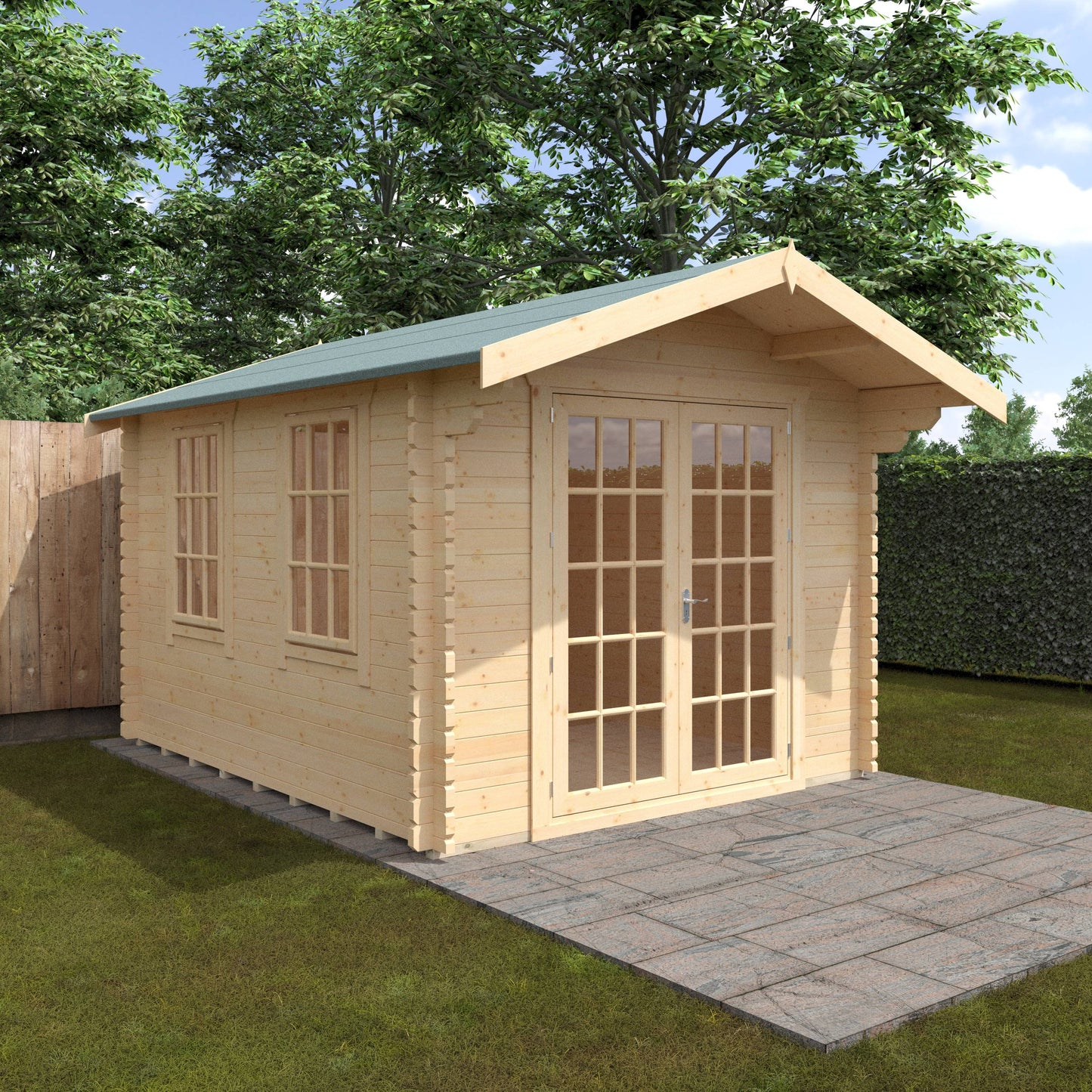 The Lotherton 28mm/44mm - Log Cabins - Plymouth Sheds