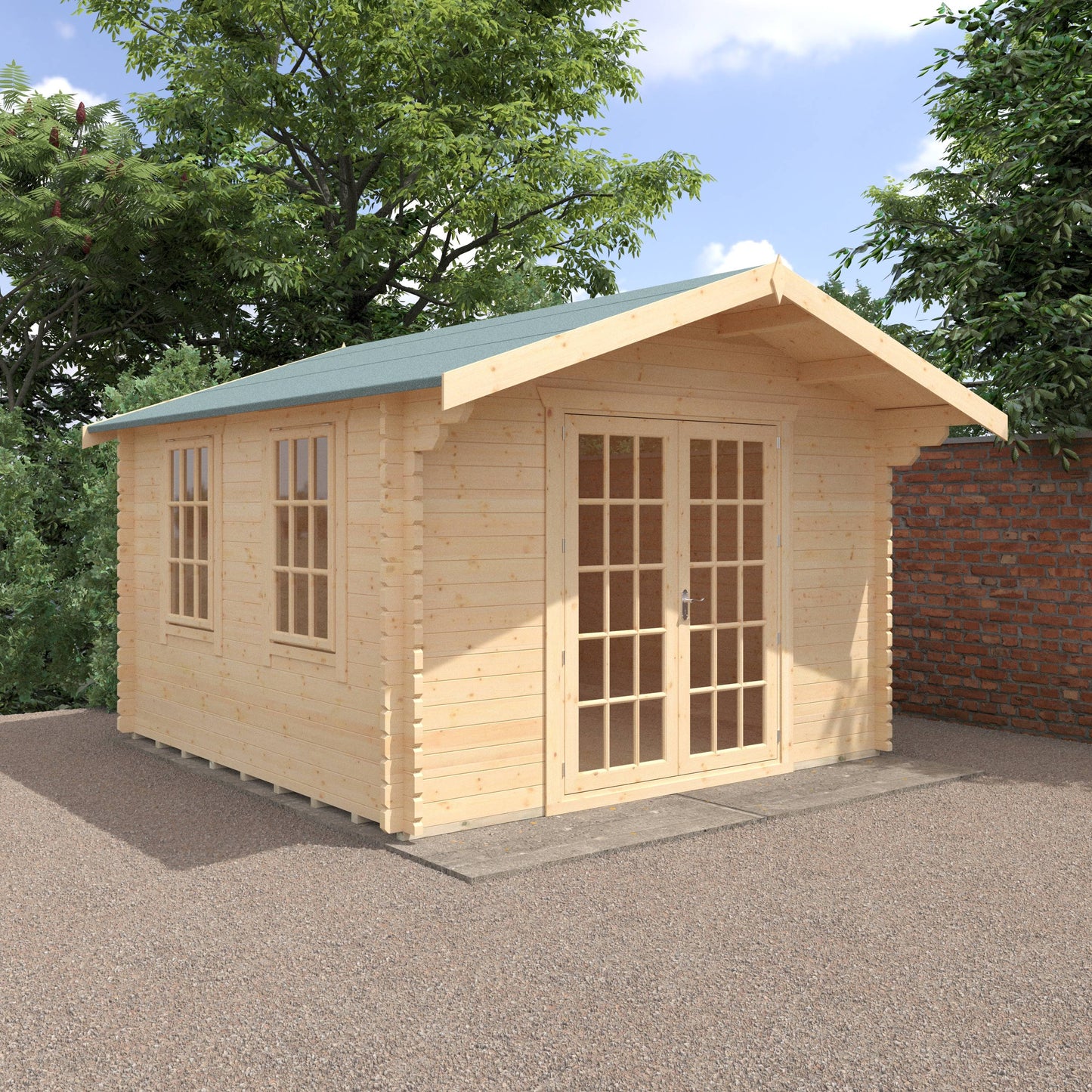 The Lotherton 28mm/44mm - Log Cabins - Plymouth Sheds