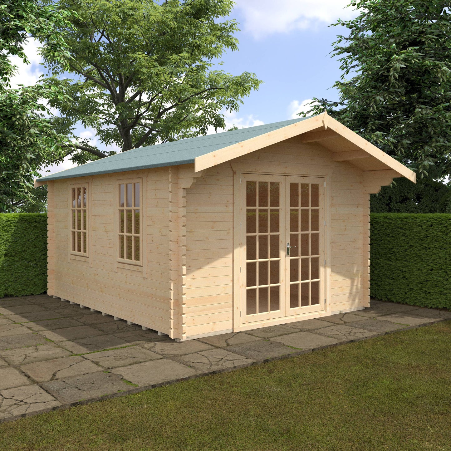 The Lotherton 28mm/44mm - Log Cabins - Plymouth Sheds