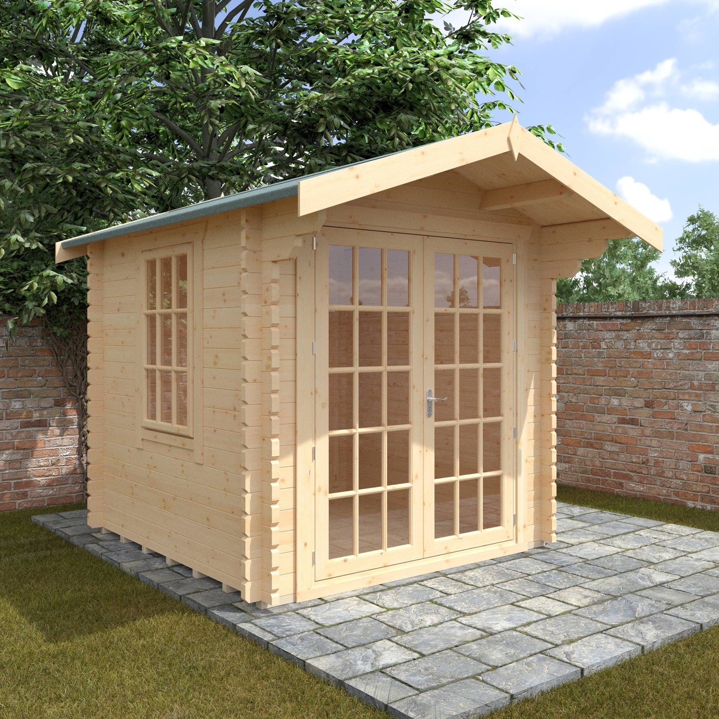The Lotherton 28mm/44mm - Log Cabins - Plymouth Sheds
