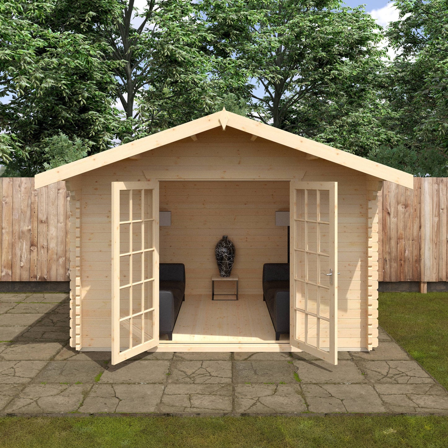 The Lotherton 28mm/44mm - Log Cabins - Plymouth Sheds
