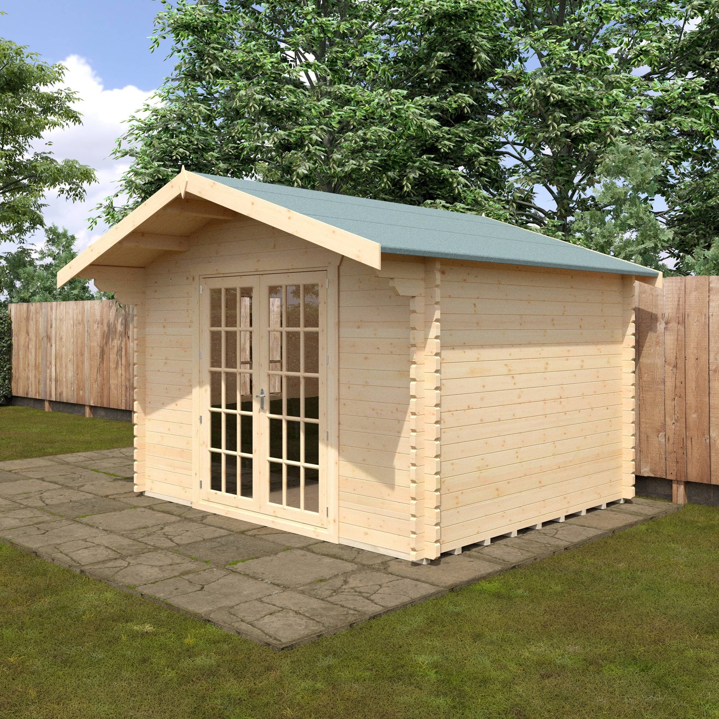 The Lotherton 28mm/44mm - Log Cabins - Plymouth Sheds