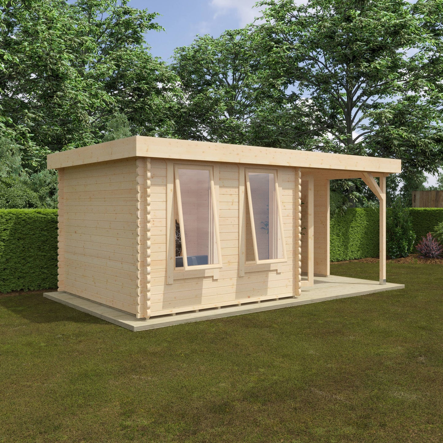 The Lulworth 44mm - Log Cabins - Plymouth Sheds