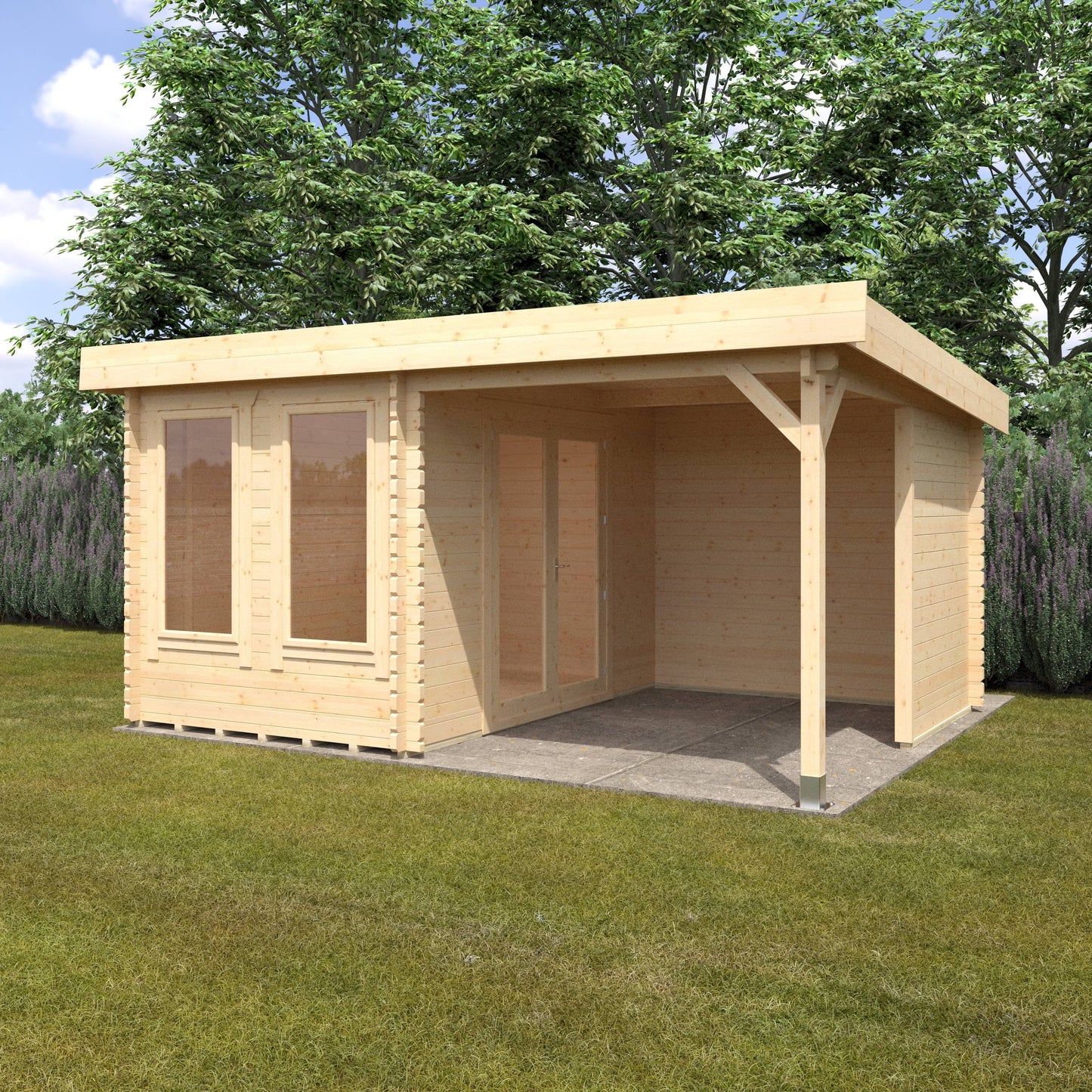 The Lulworth 44mm - Log Cabins - Plymouth Sheds