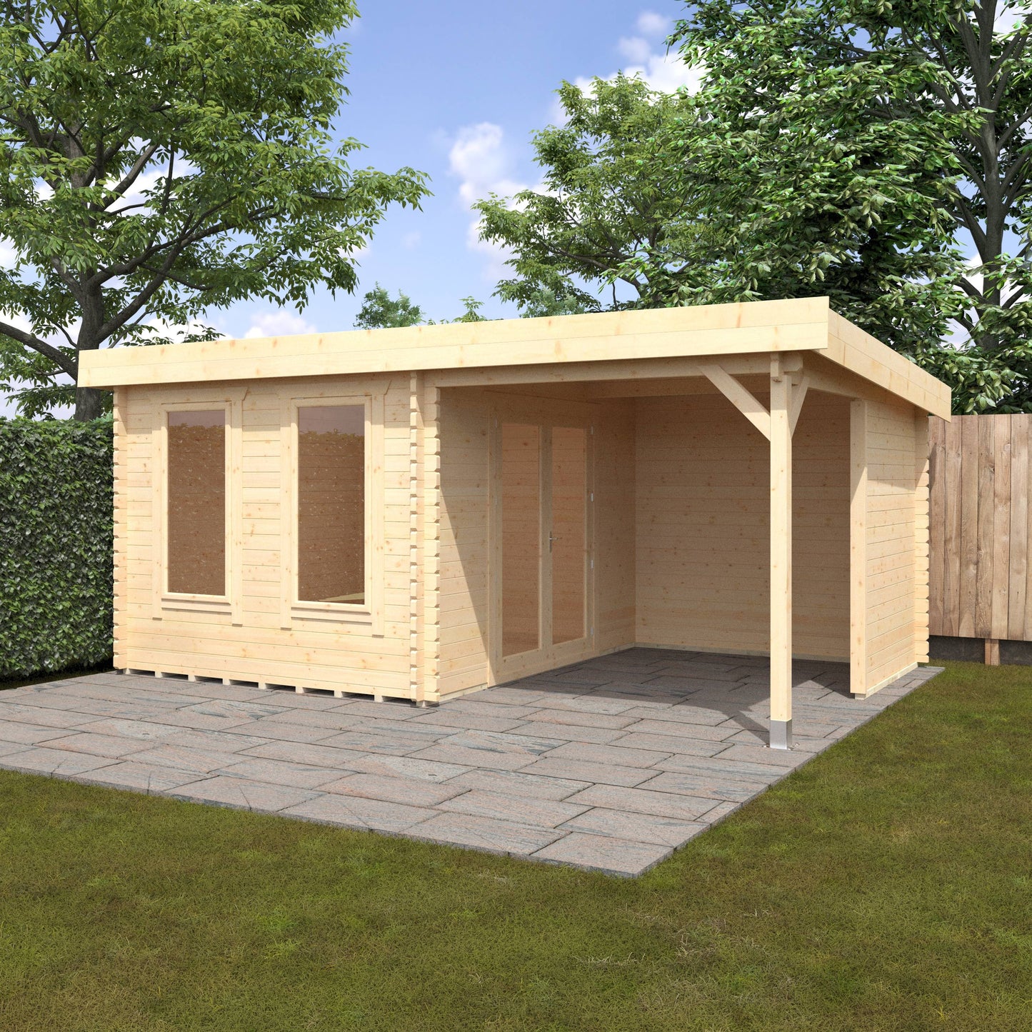 The Lulworth 44mm - Log Cabins - Plymouth Sheds