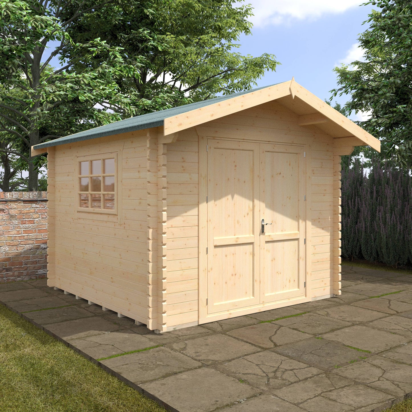 The Marlborough 28mm/44mm - Log Cabins - Plymouth Sheds
