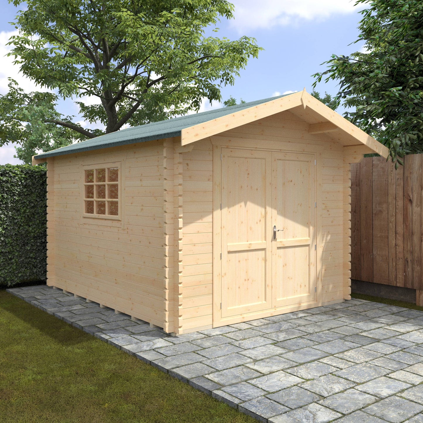 The Marlborough 28mm/44mm - Log Cabins - Plymouth Sheds