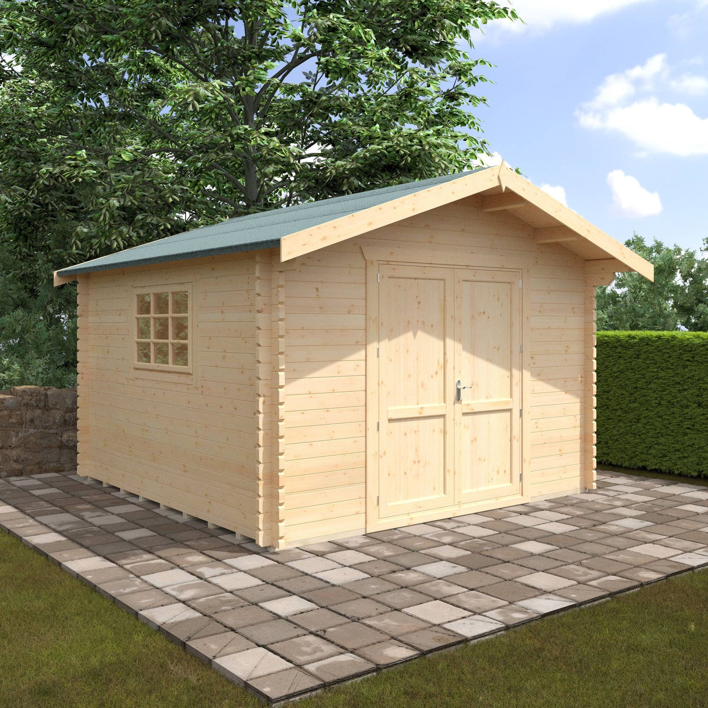The Marlborough 28mm/44mm - Log Cabins - Plymouth Sheds