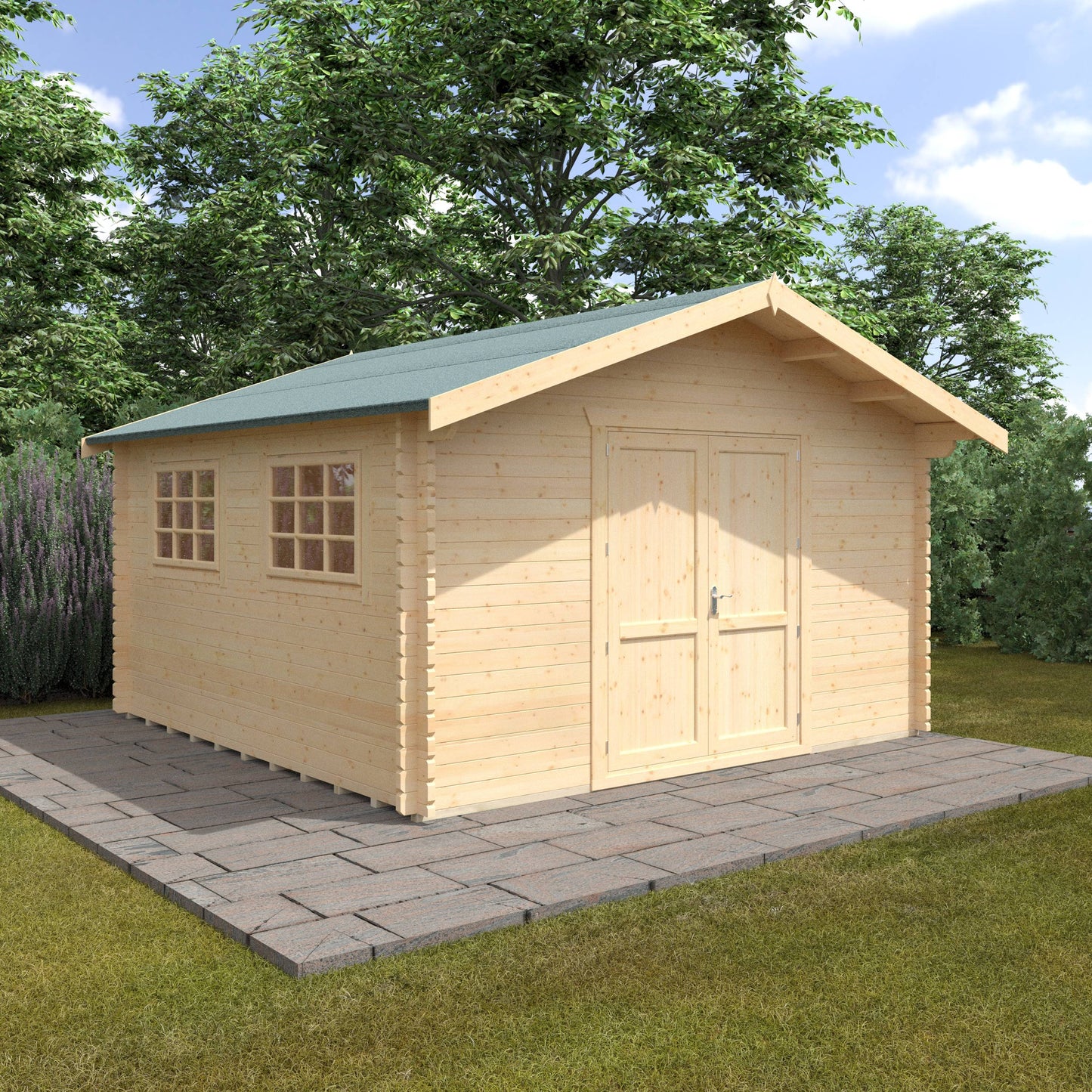 The Marlborough 28mm/44mm - Log Cabins - Plymouth Sheds