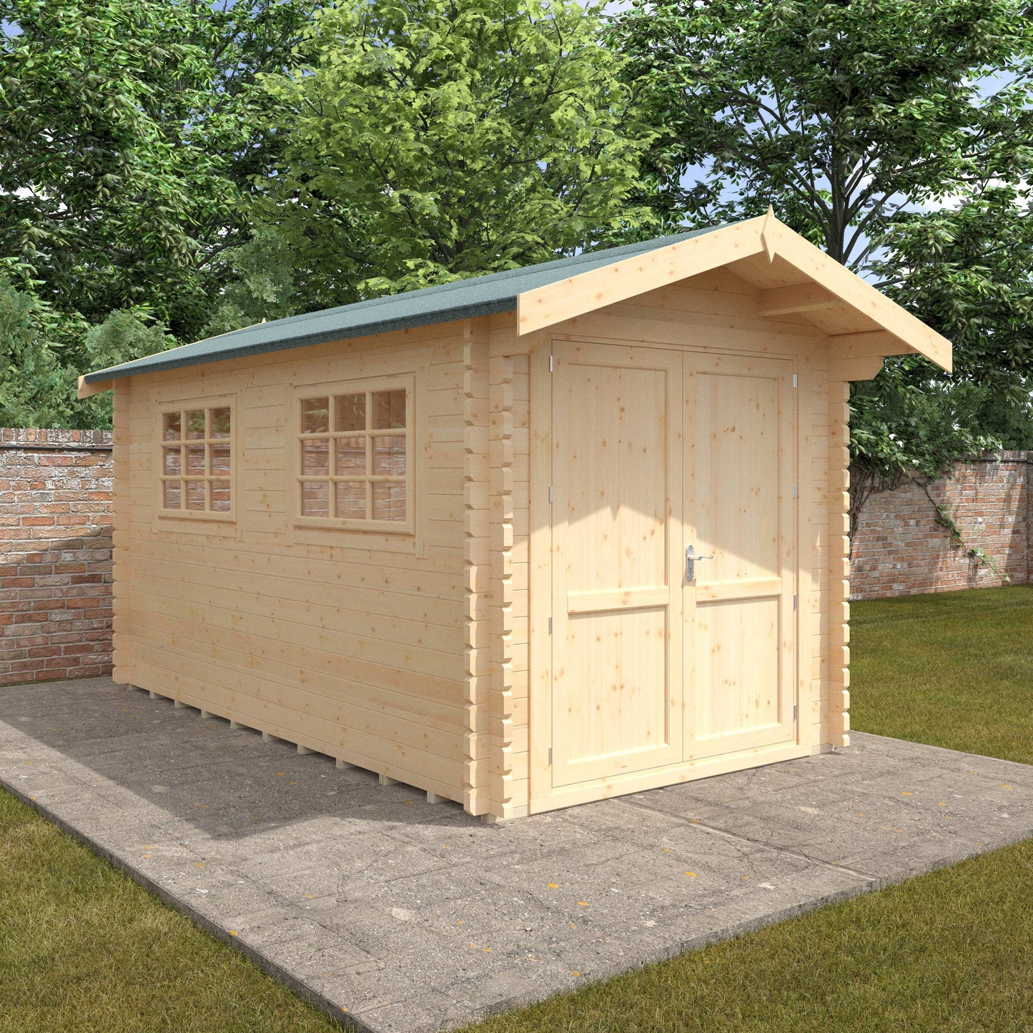 The Marlborough 28mm/44mm - Log Cabins - Plymouth Sheds