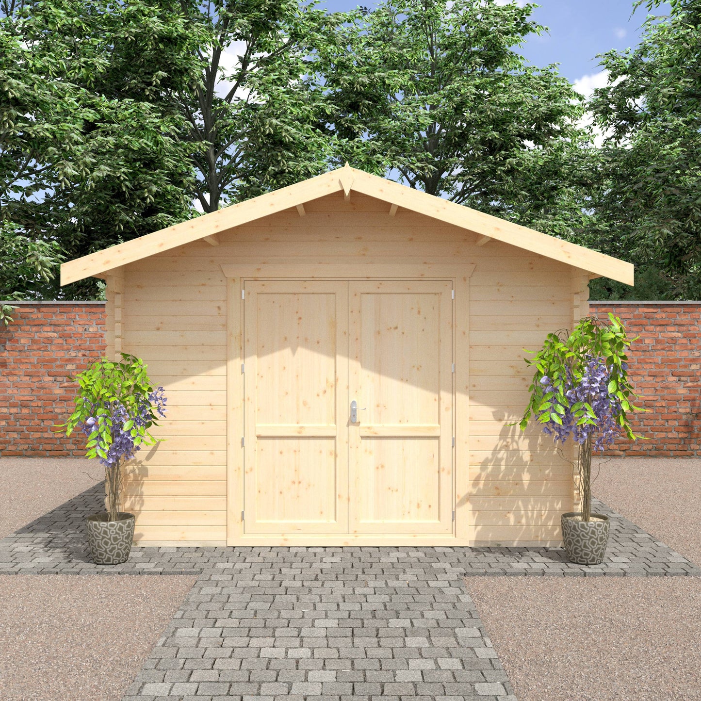 The Marlborough 28mm/44mm - Log Cabins - Plymouth Sheds