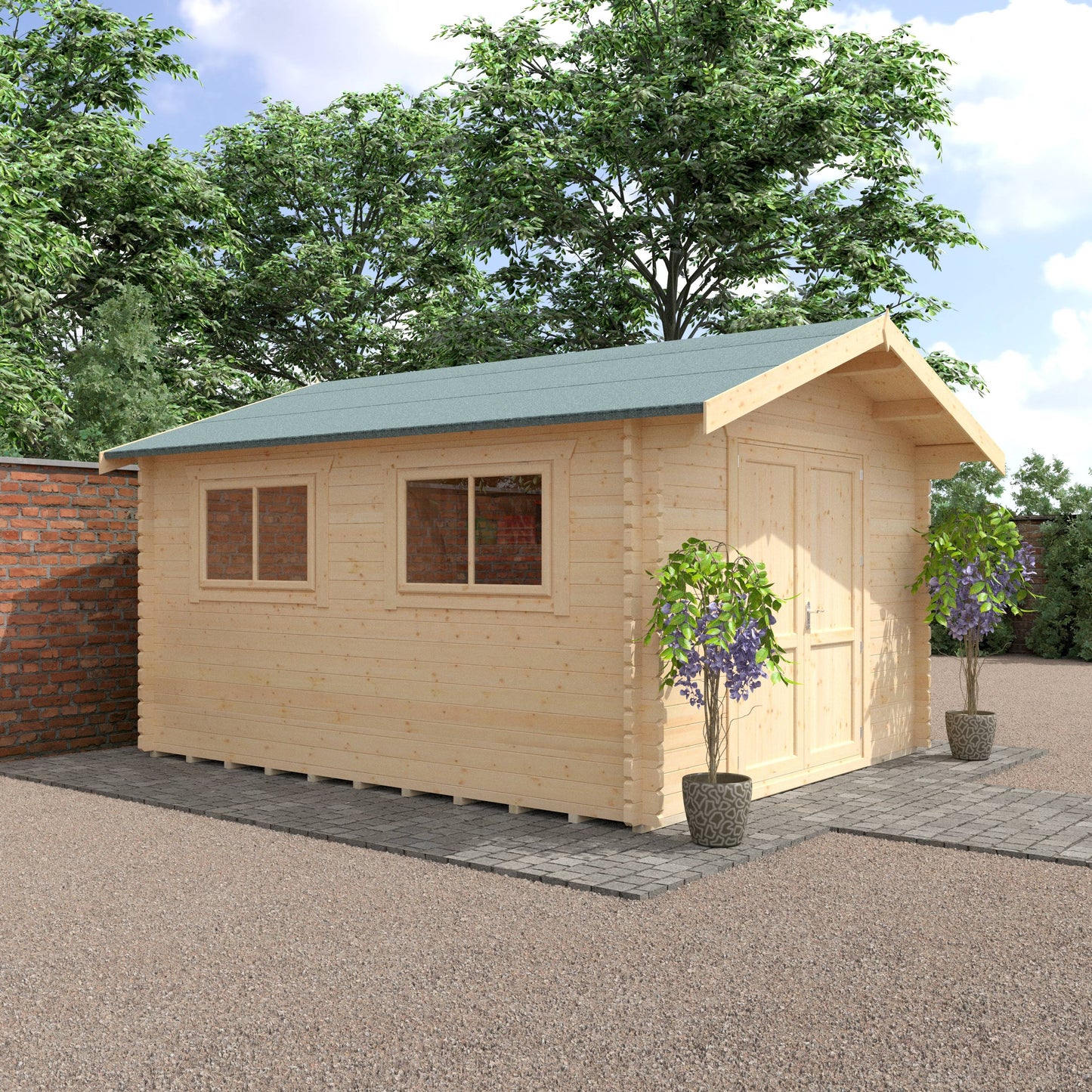 The Marlborough 28mm/44mm - Log Cabins - Plymouth Sheds