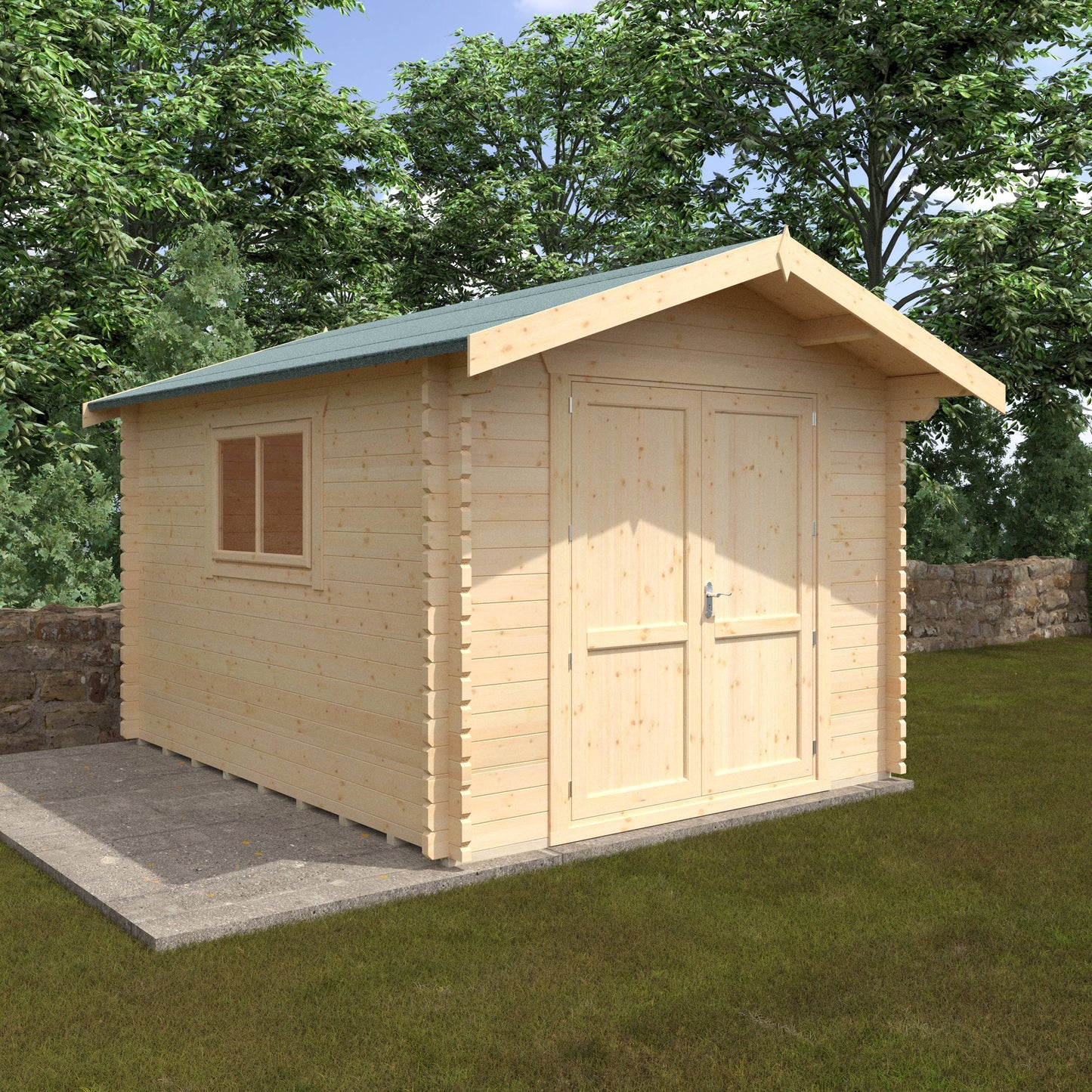 The Marlborough 28mm/44mm - Log Cabins - Plymouth Sheds
