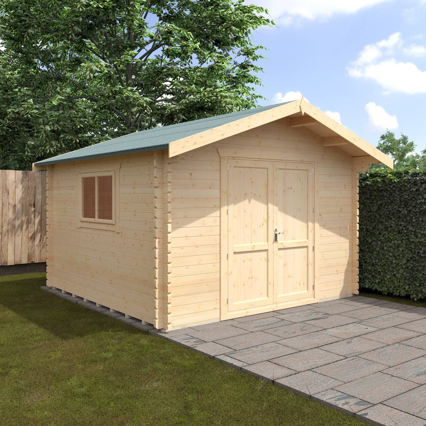 The Marlborough 28mm/44mm - Log Cabins - Plymouth Sheds