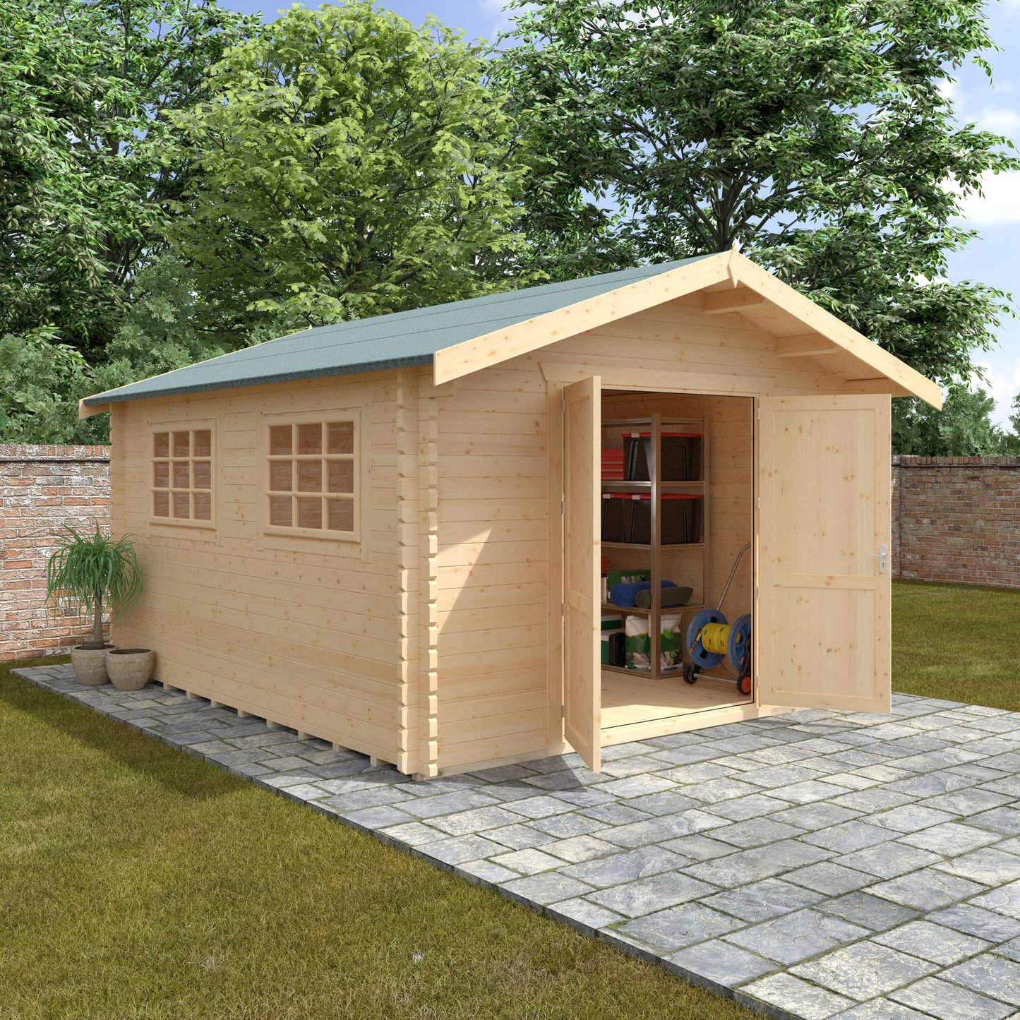 The Marlborough 28mm/44mm - Log Cabins - Plymouth Sheds