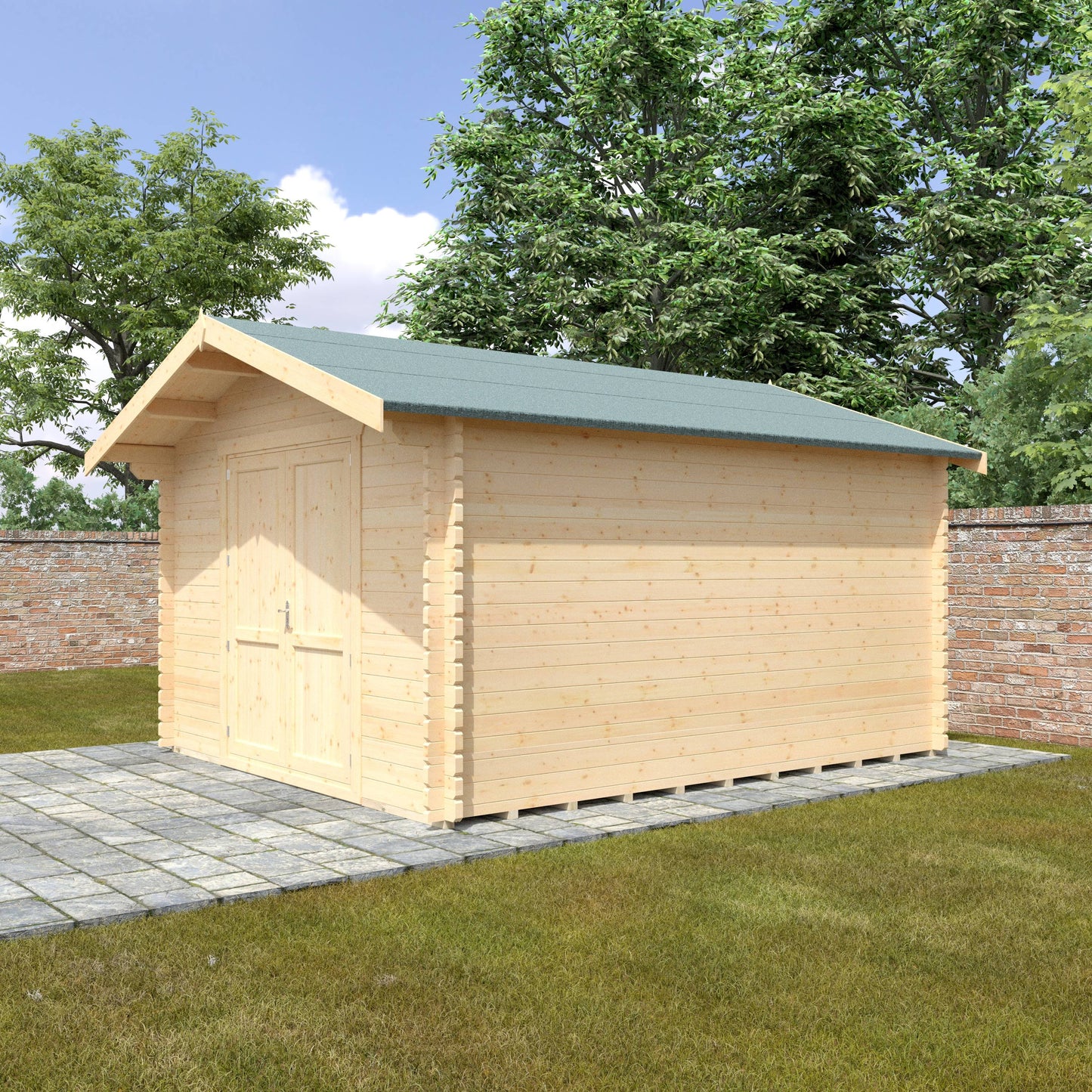 The Marlborough 28mm/44mm - Log Cabins - Plymouth Sheds