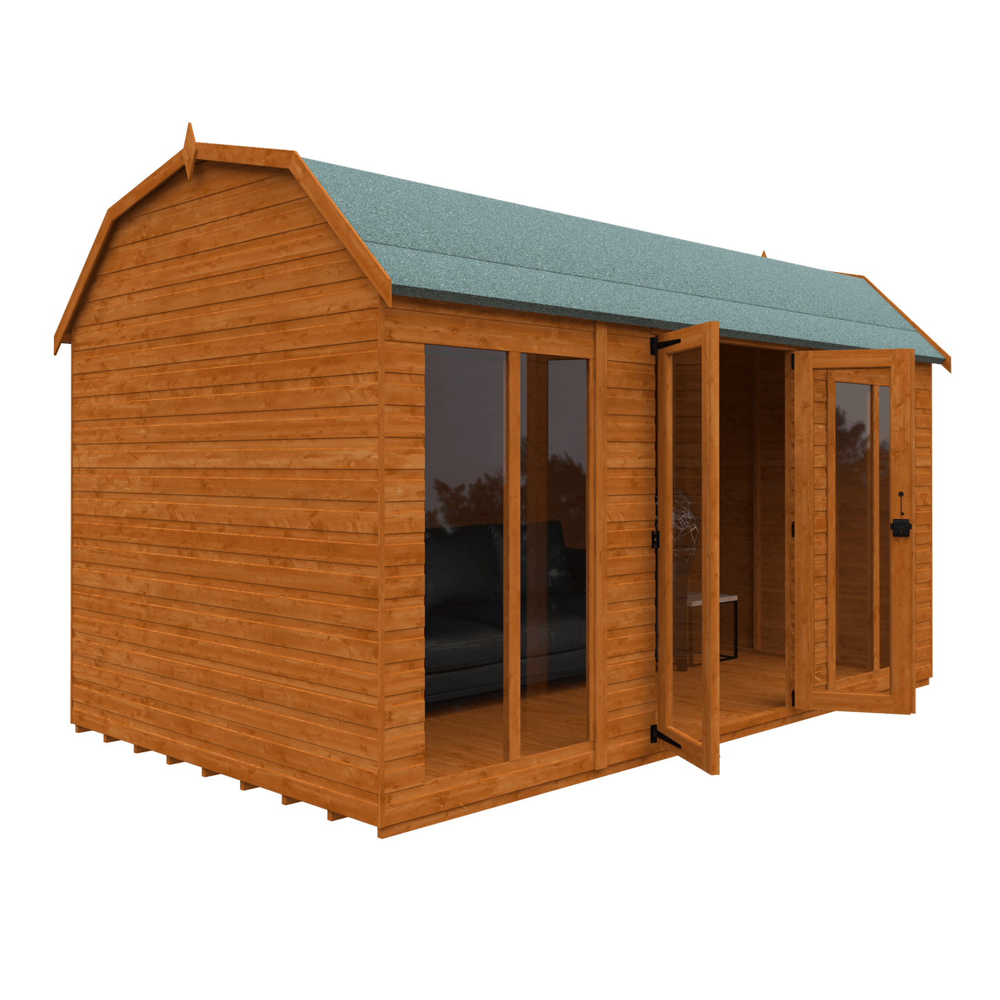Full Pane Barn Roof Summerhouse