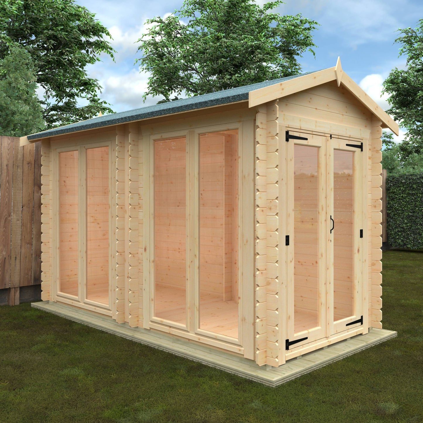 The Beaumont 19mm - Log Cabins - Plymouth Sheds