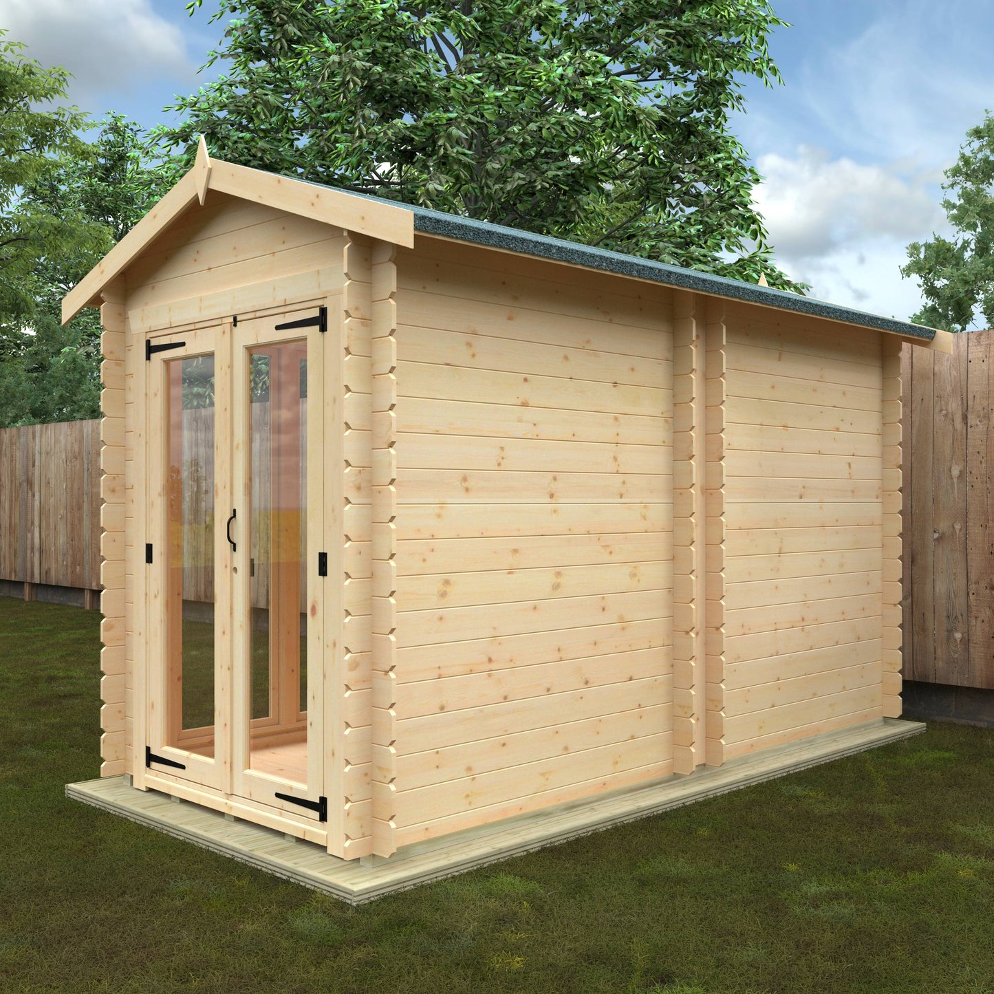 The Beaumont 19mm - Log Cabins - Plymouth Sheds