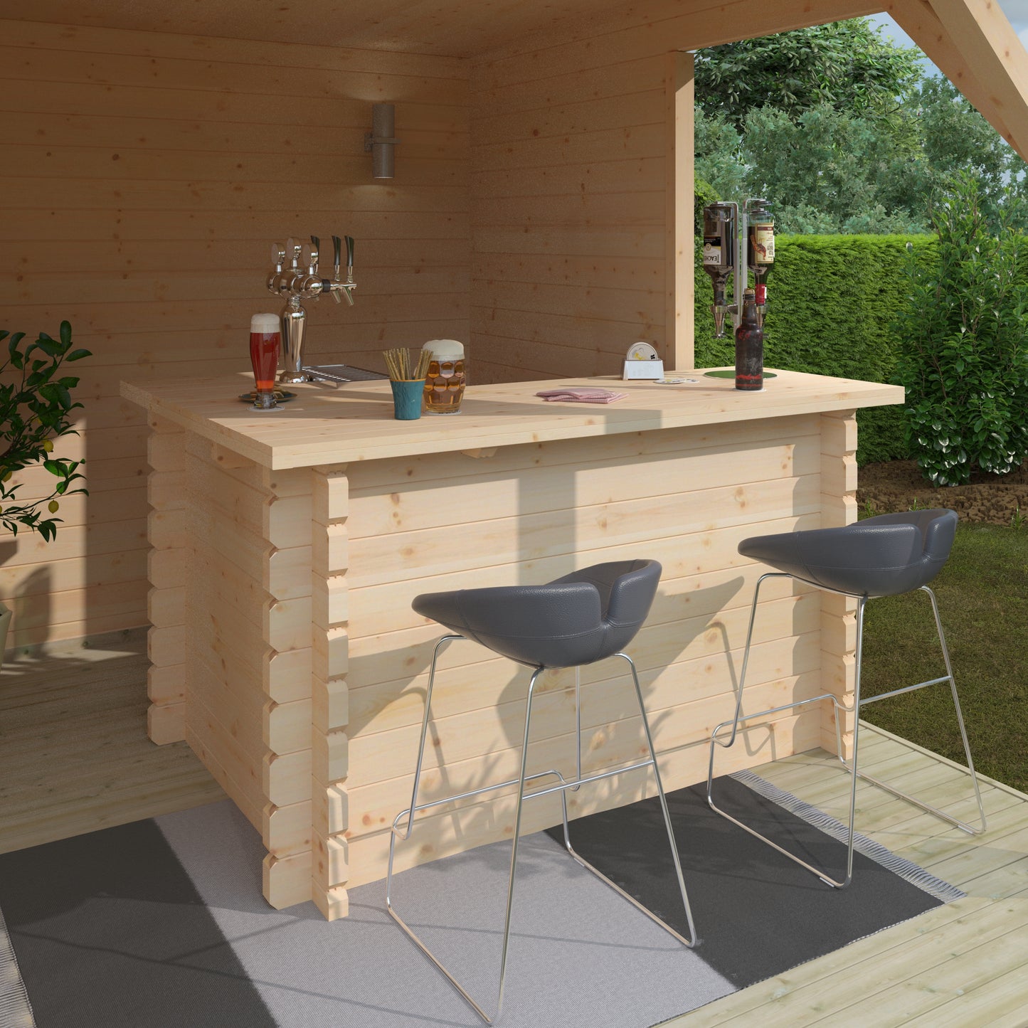 The Classic Cabin Bar 44mm - Corner Bar